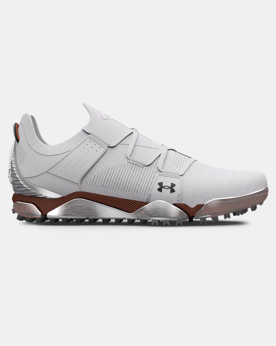 Men's UA HOVR™ Tour Spikeless Wide (E) Golf Shoes in Gray image number 0